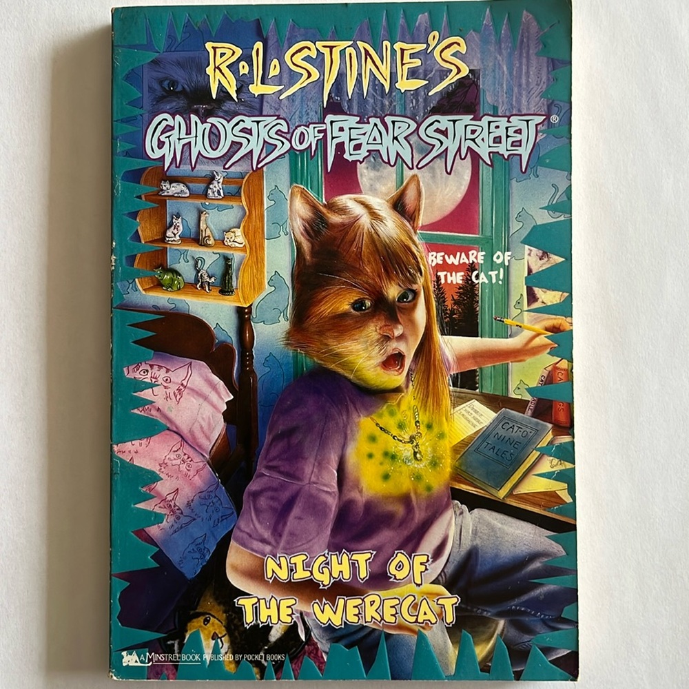 ⭐️ 5/$25 - R. L. Stine - Ghosts Of Fear Street - #12 Night Of The Werecat